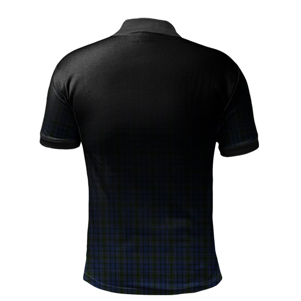 Clan Cockburn Blue Tartan Polo Shirt - Alba Celtic Style NZ70 Cockburn Blue Tartan Tartan Polo   