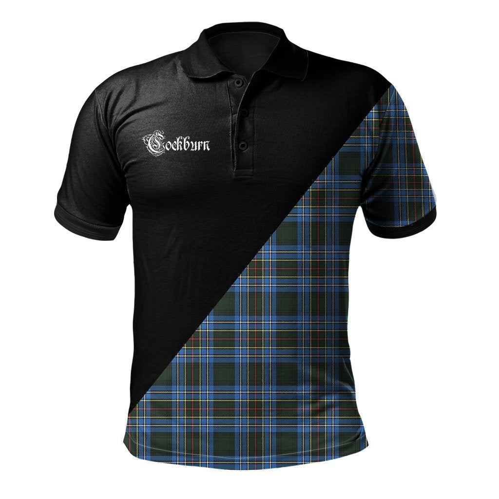 Clan Cockburn Modern Clan - Military Polo Shirt CC94 Cockburn Modern Tartan Tartan Polo   