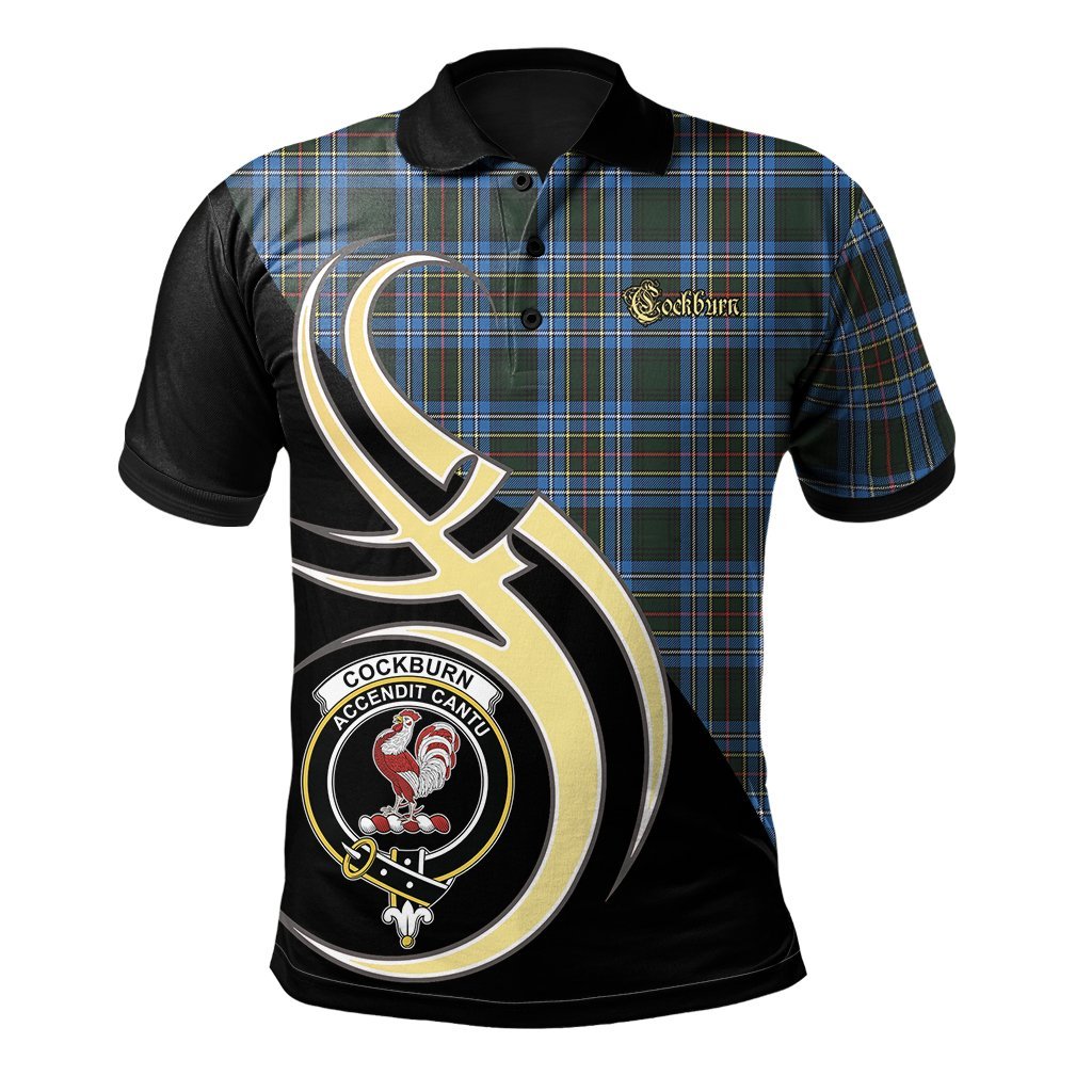 Clan Cockburn Modern Tartan Polo Shirt - Believe In Me Style BU14 Cockburn Modern Tartan Tartan Polo   