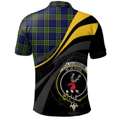 Clan Colquhoun Modern Tartan Polo Shirt - Royal Coat Of Arms Style ZM95 Colquhoun Modern Tartan Tartan Polo   