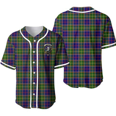 Clan Colville Tartan Unisex Baseball Jersey VU11TM80 Clan Colville Tartan Today   