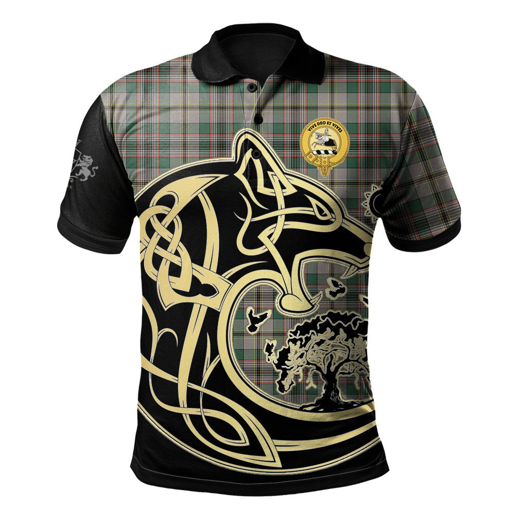 Clan Craig Ancient Tartan Polo Shirt Viking Wolf MJ52 Craig Ancient Tartan Tartan Polo   