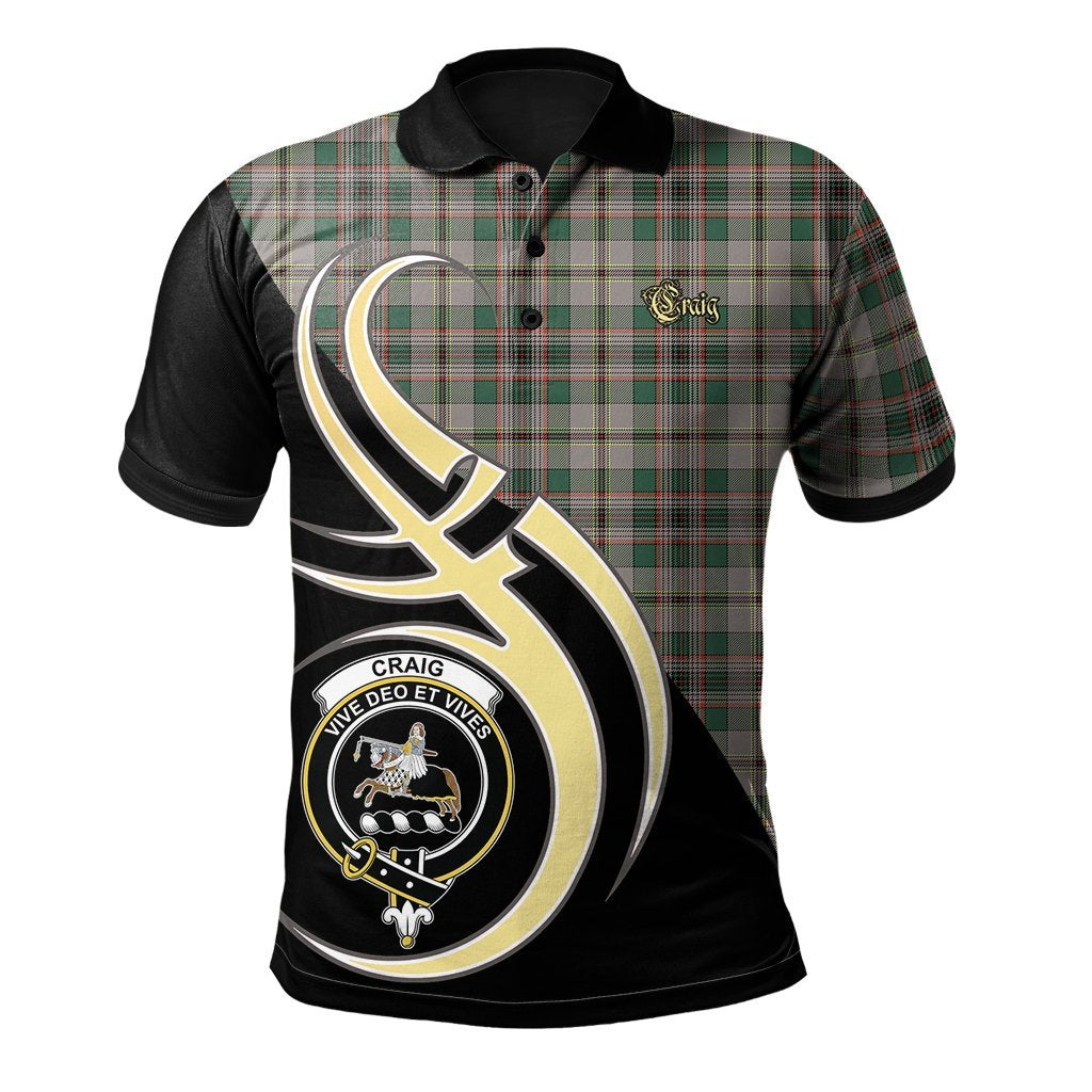 Clan Craig Ancient Tartan Polo Shirt - Believe In Me Style HN59 Craig Ancient Tartan Tartan Polo   