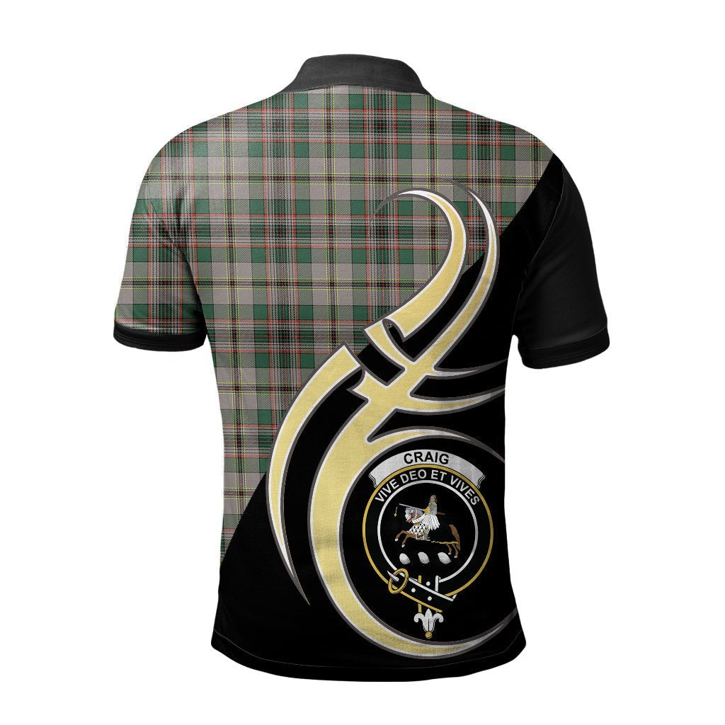 Clan Craig Ancient Tartan Polo Shirt - Believe In Me Style HN59 Craig Ancient Tartan Tartan Polo   