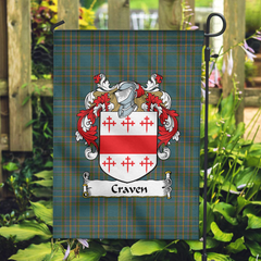 Clan Craven County Tartan Crest Garden Flag OD86 Clan Hall Tartan Today   