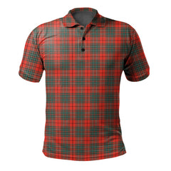 Clan Cumming Modern Tartan Polo Shirt XX58 Cumming Modern Tartan Tartan Polo   