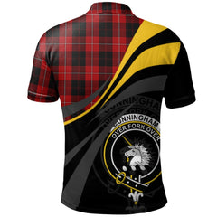 Clan Cunningham 01 Tartan Polo Shirt - Royal Coat Of Arms Style BU74 Cunningham 01 Tartan Tartan Polo   