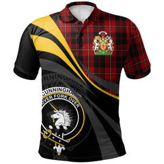 Clan Cunningham 02 Tartan Polo Shirt - Royal Coat Of Arms Style DI69 Cunningham 02 Tartan Tartan Polo   