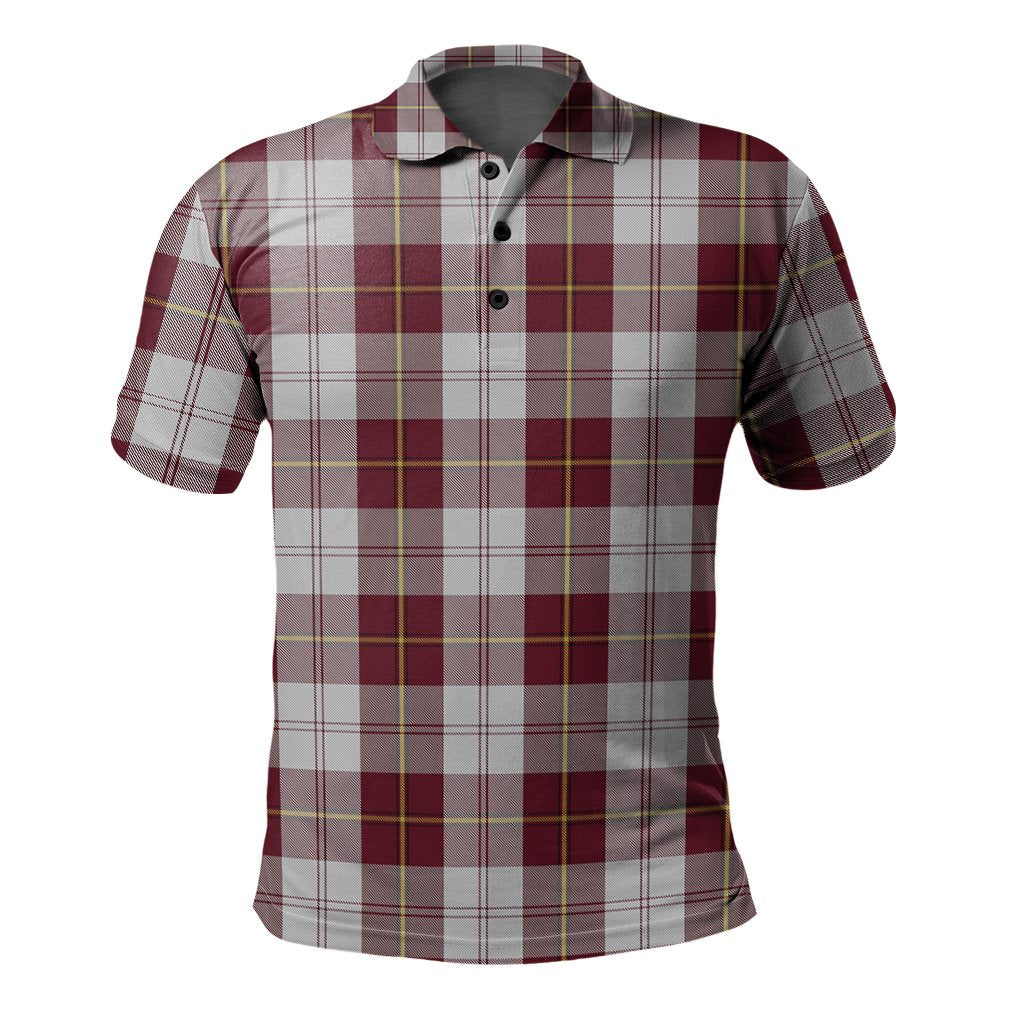 Clan Cunningham Dress Burgundy (Dance) Tartan Polo Shirt BU67 Cunningham Dress Burgundy (Dance) Tartan Tartan Polo   