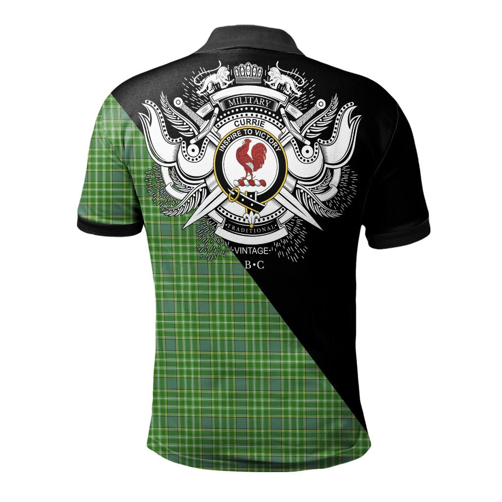 Clan Currie Clan - Military Polo Shirt CD28 Currie Tartan Tartan Polo   