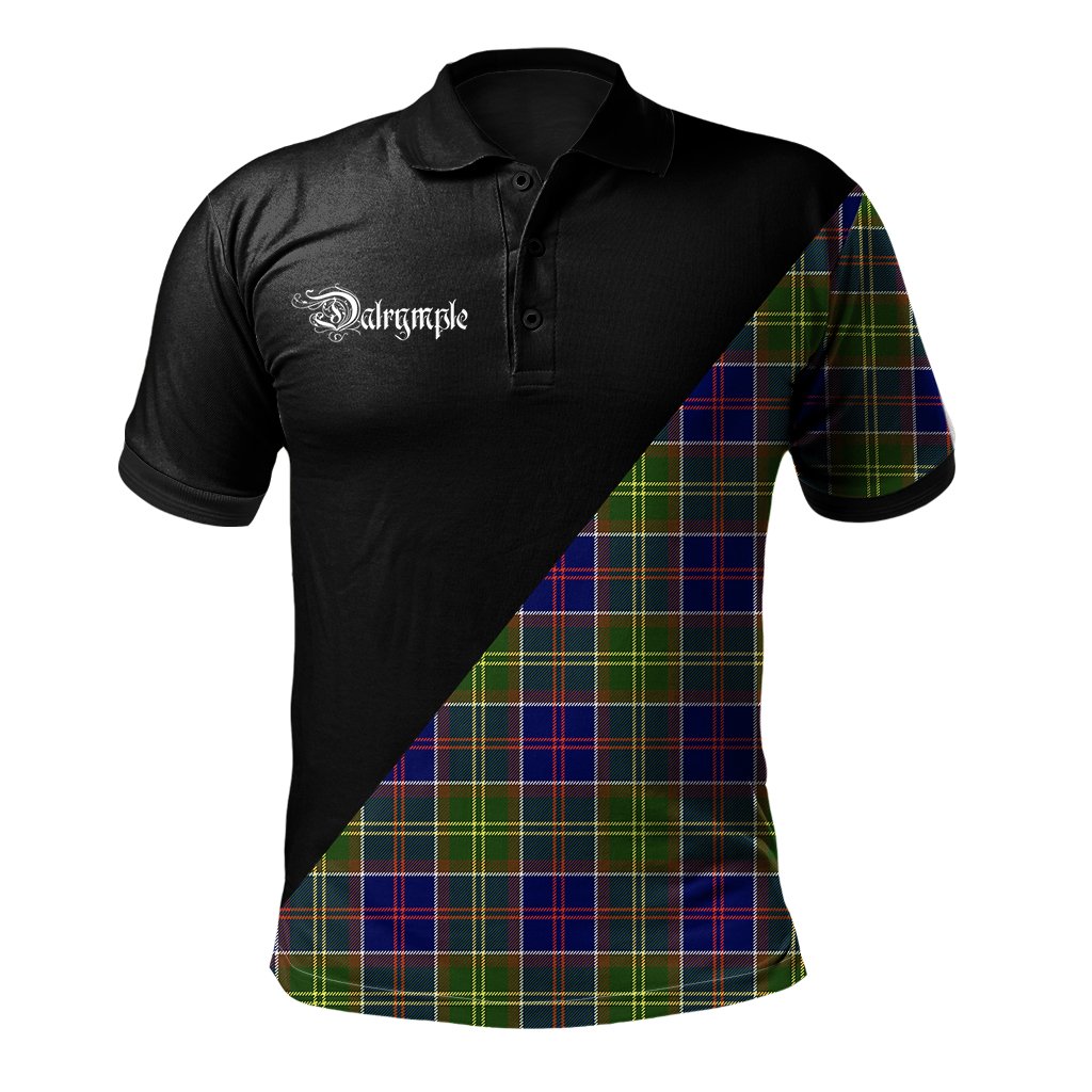 Clan Dalrymple Clan - Military Polo Shirt UY89 Dalrymple Tartan Tartan Polo   