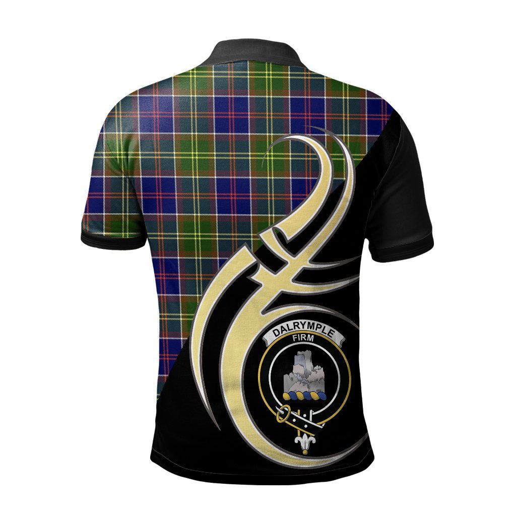 Clan Dalrymple Tartan Polo Shirt - Believe In Me Style NS87 Dalrymple Tartan Tartan Polo   