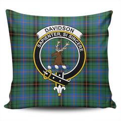 Clan Davidson Ancient Tartan Crest Pillow Cover MF81 Clan Davidson Tartan Today   