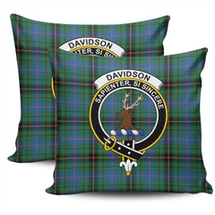 Clan Davidson Ancient Tartan Crest Pillow Cover MF81 Clan Davidson Tartan Today   