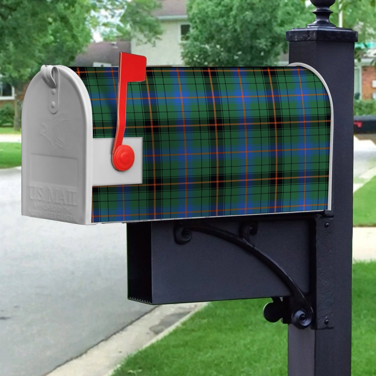 Clan Davidson Ancient Tartan Crest Mailbox DN86 Clan Davidson Tartan Today   