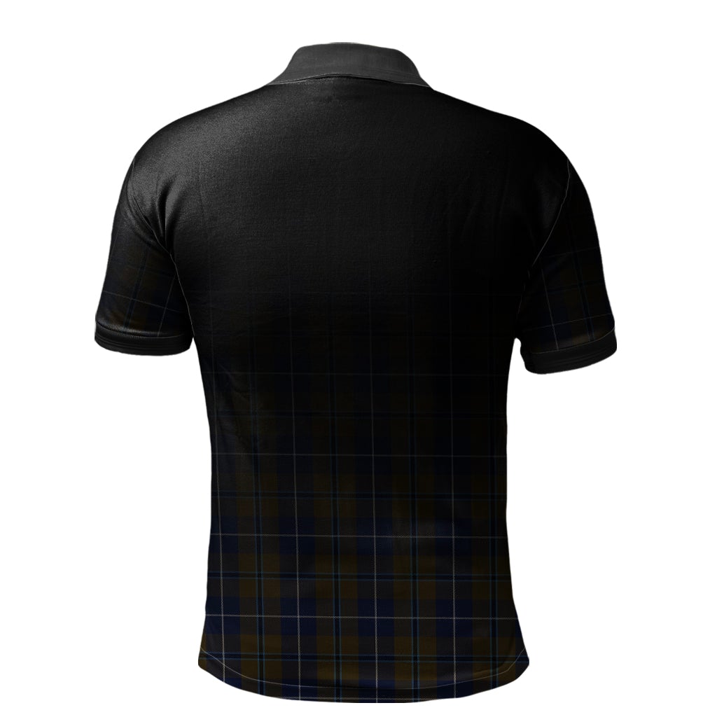 Clan Douglas Brown Tartan Polo Shirt - Alba Celtic Style LK77 Douglas Brown Tartan Tartan Polo   