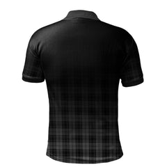 Clan Douglas Grey Tartan Polo Shirt - Alba Celtic Style GL45 Douglas Grey Tartan Tartan Polo   