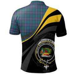 Clan Douglas Modern Tartan Polo Shirt - Royal Coat Of Arms Style VU48 Douglas Modern Tartan Tartan Polo   