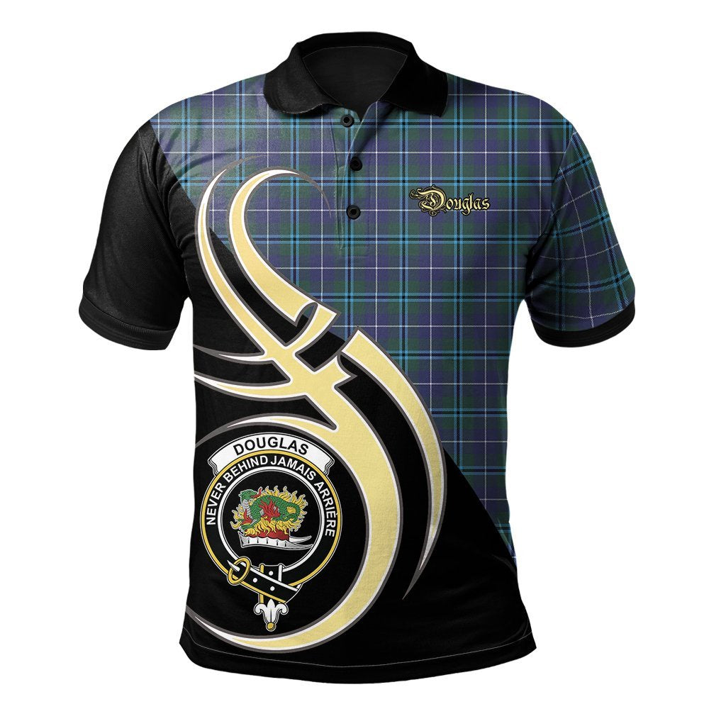 Clan Douglas Modern Tartan Polo Shirt - Believe In Me Style CL14 Douglas Modern Tartan Tartan Polo   