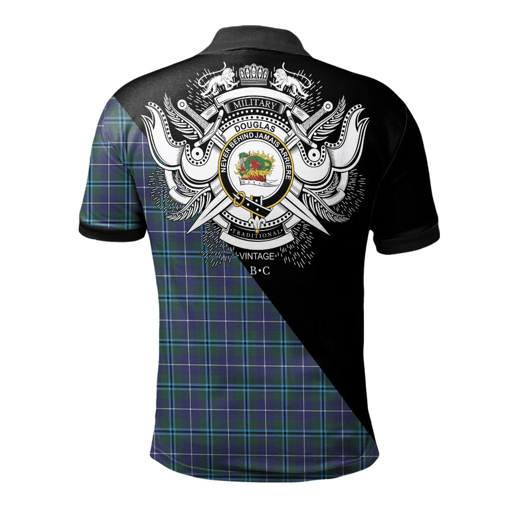 Clan Douglas Modern Clan - Military Polo Shirt TI56 Douglas Modern Tartan Tartan Polo   