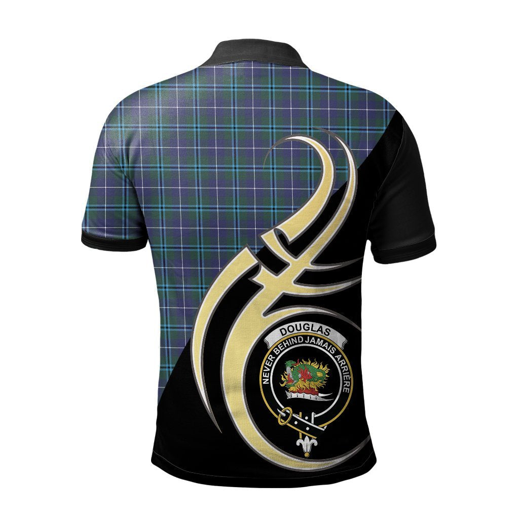 Clan Douglas Modern Tartan Polo Shirt - Believe In Me Style CL14 Douglas Modern Tartan Tartan Polo   