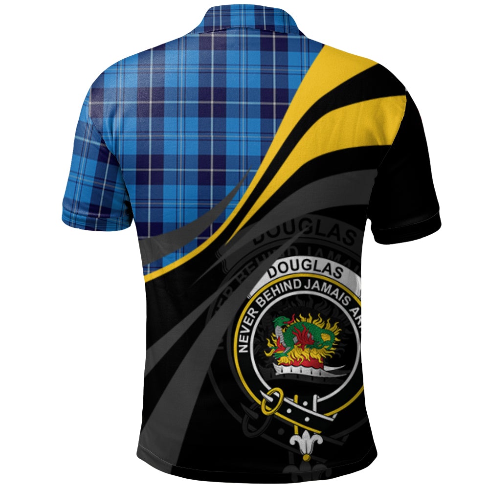 Clan Douglas Variation Tartan Polo Shirt - Royal Coat Of Arms Style UJ20 Douglas Variation Tartan Tartan Polo   