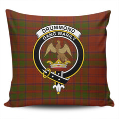 Clan Drummond Tartan Crest Pillow Cover ME22 Clan Drummond Tartan Today   