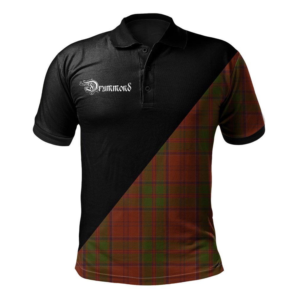 Clan Drummond Clan - Military Polo Shirt BB75 Drummond Tartan Tartan Polo   