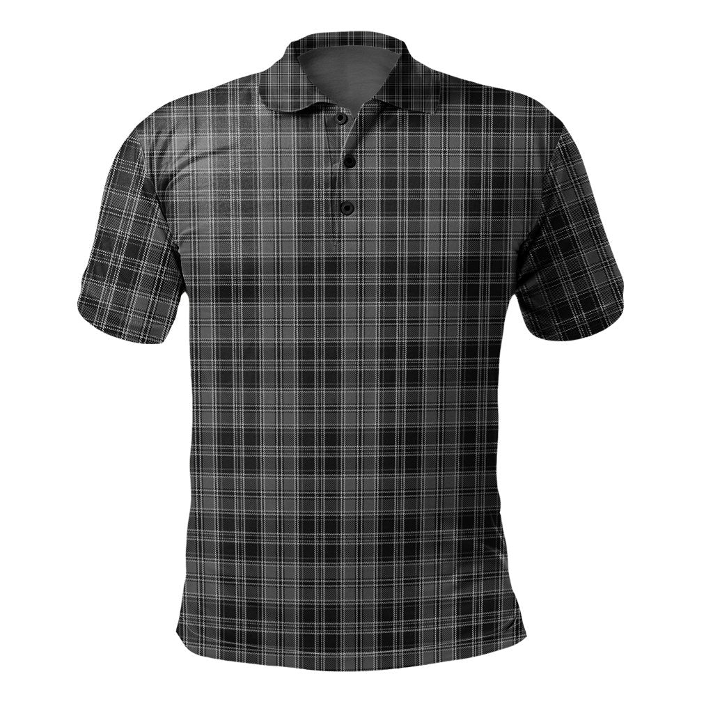 Clan Drummond Grey Tartan Polo Shirt CJ69 Drummond Grey Tartan Tartan Polo   