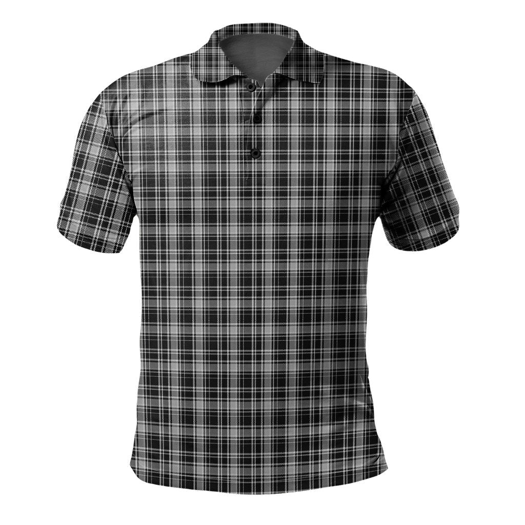 Clan Drummond Grey Originaux Tartan Polo Shirt VH74 Drummond Grey Originaux Tartan Tartan Polo   