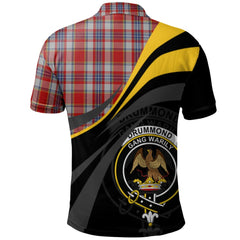 Clan Drummond of Perth Dress 02 Tartan Polo Shirt - Royal Coat Of Arms Style YY34 Drummond of Perth Dress 02 Tartan Tartan Polo   