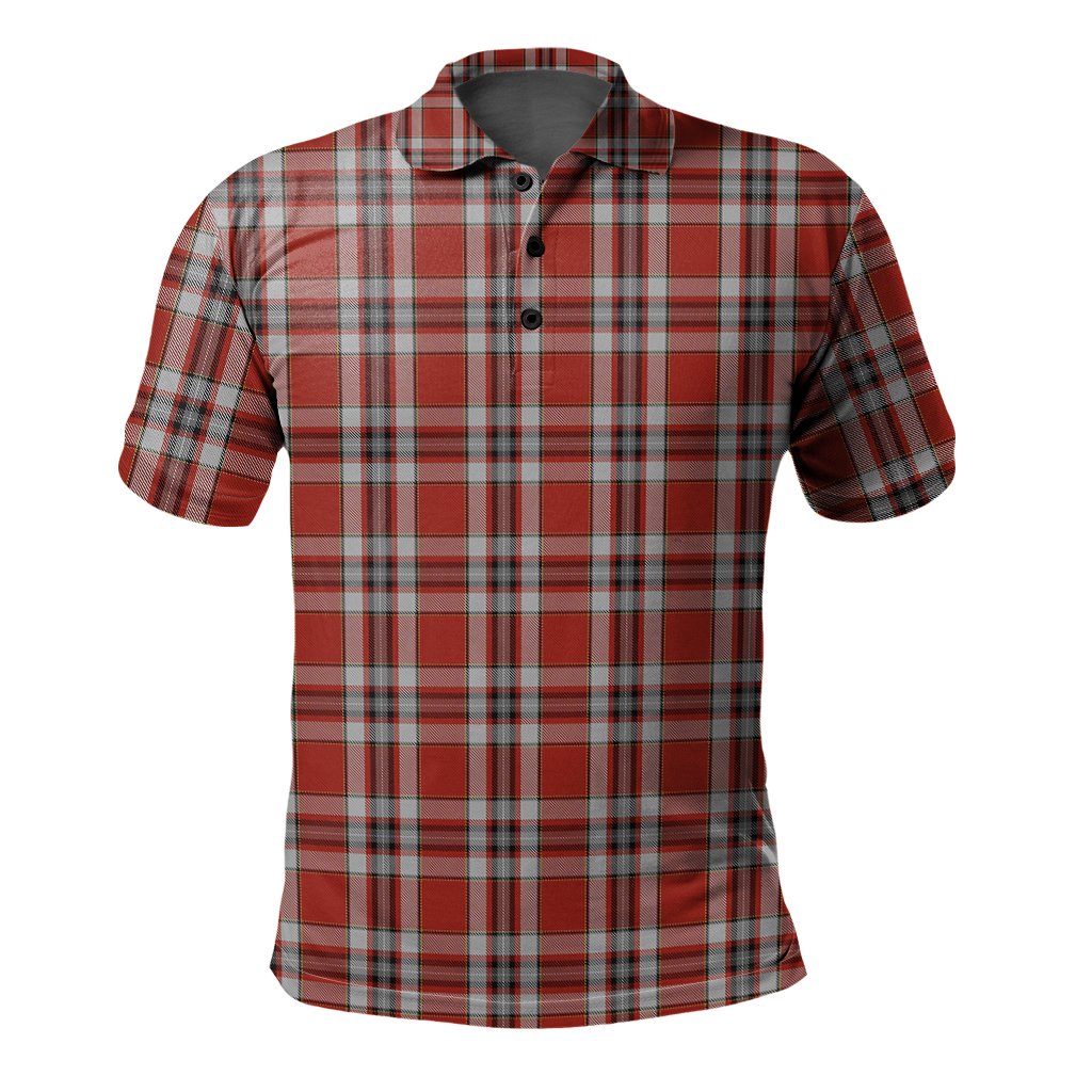 Clan Drummond of Perth Dress Tartan Polo Shirt AH62 Drummond of Perth Dress Tartan Tartan Polo   