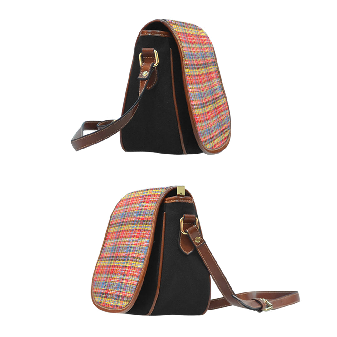 Clan Drummond of Strathallan Tartan Saddle Handbags BQ42 Clan Hall Tartan Today   