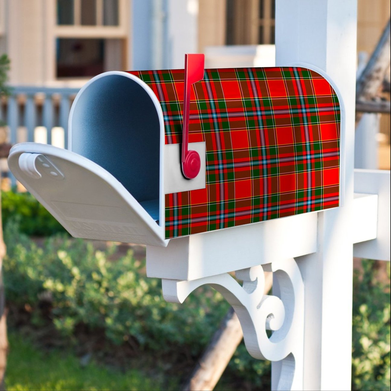 Clan Drummond Of Perth Tartan Crest Mailbox BD35 Clan Drummond Tartan Today   