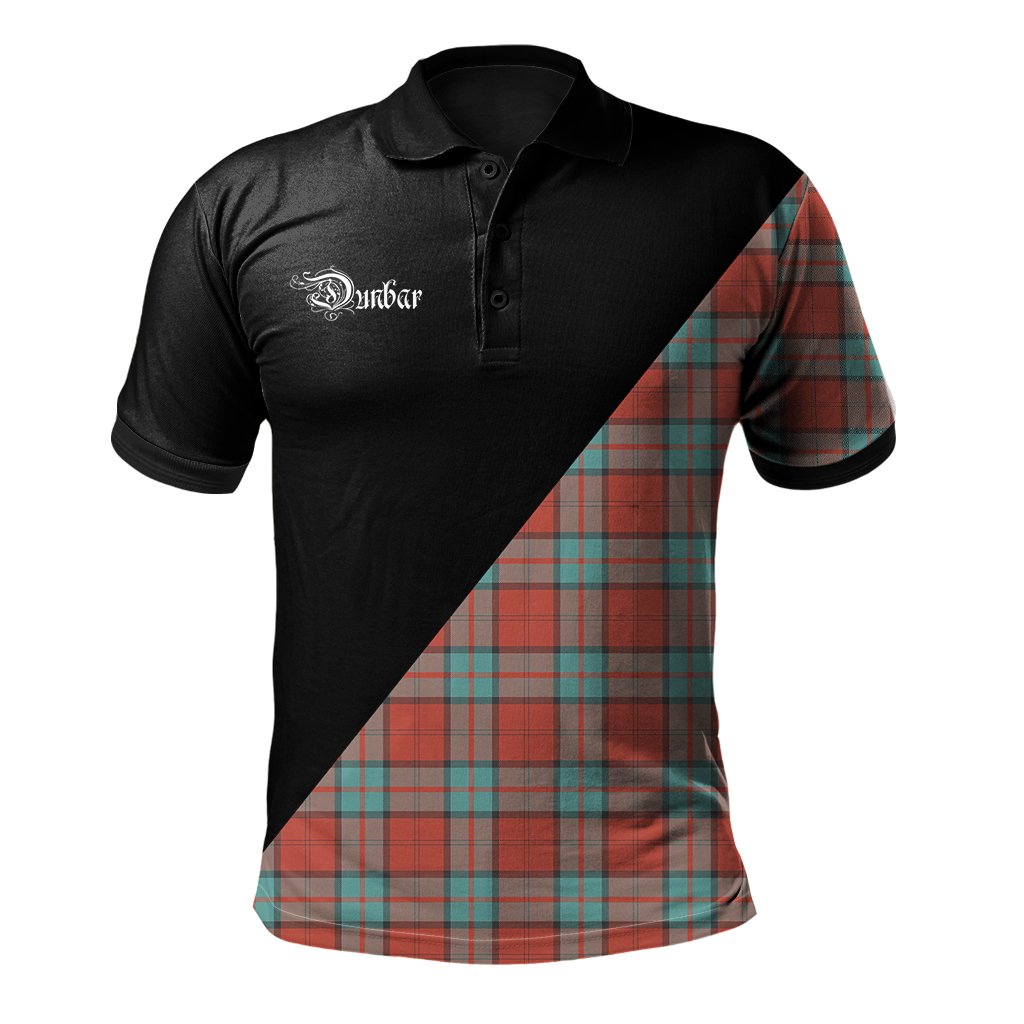 Clan Dunbar Ancient Clan - Military Polo Shirt WO82 Dunbar Ancient Tartan Tartan Polo   