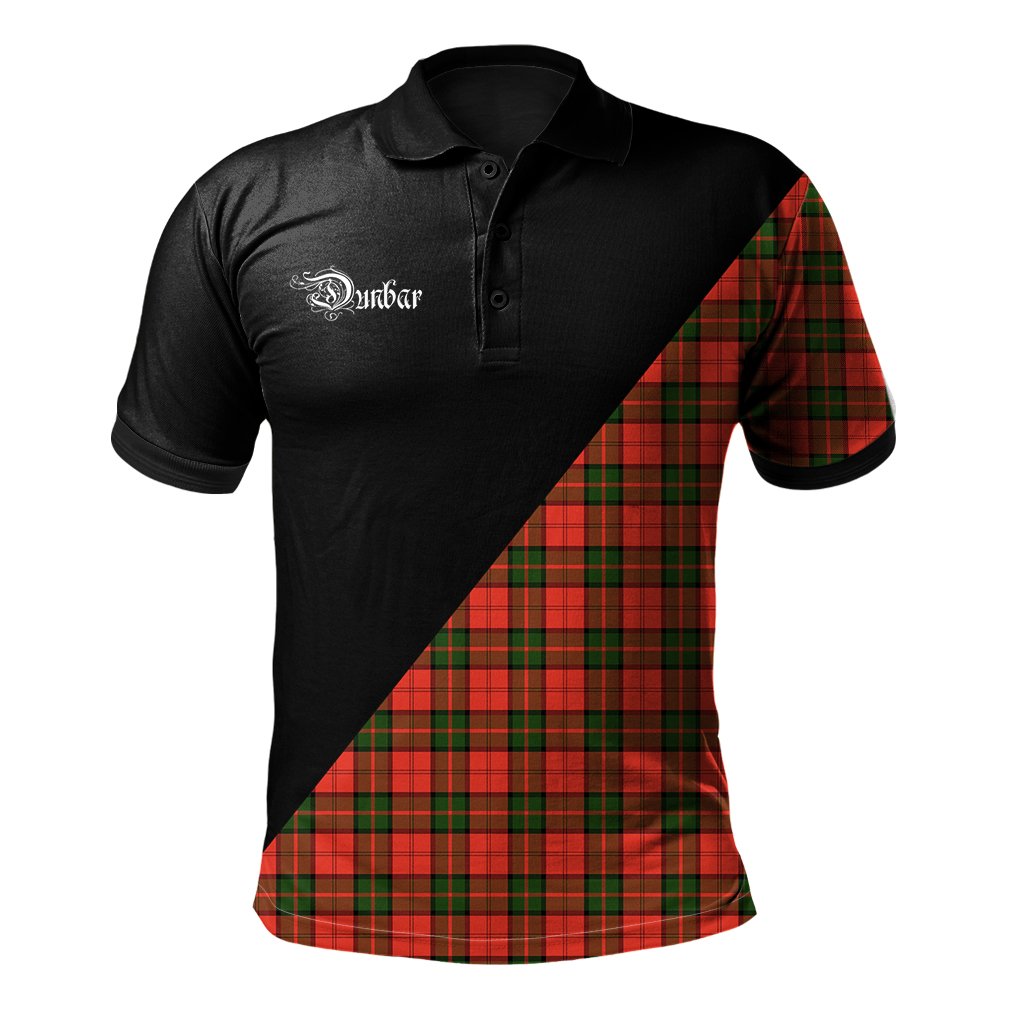 Clan Dunbar Modern Clan - Military Polo Shirt VV41 Dunbar Modern Tartan Tartan Polo   