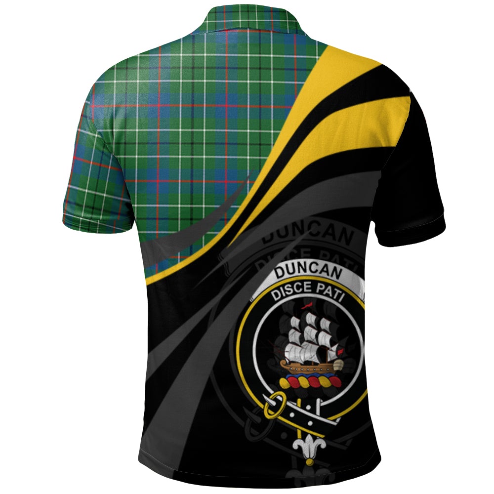 Clan Duncan Ancient Tartan Polo Shirt - Royal Coat Of Arms Style RC45 Duncan Ancient Tartan Tartan Polo   