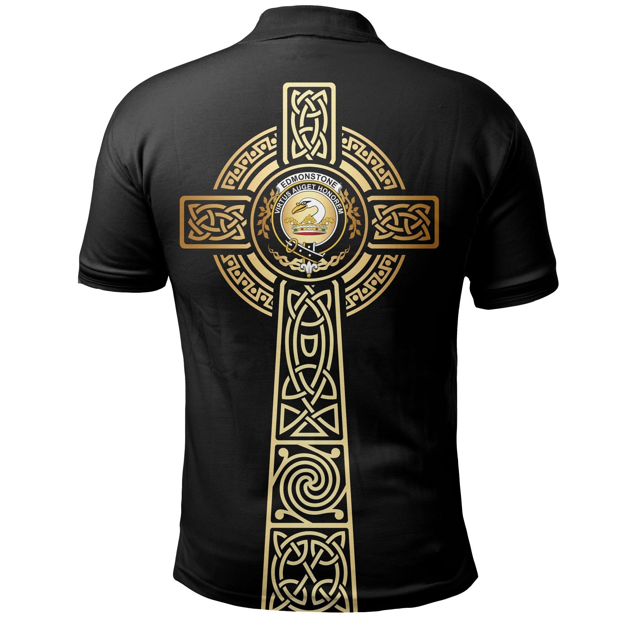 Clan Edmonstone (of Duntreath) Clan Unisex Polo Shirt - Celtic Tree Of Life KE80 Edmonstone (of Duntreath) Tartan Tartan Polo   