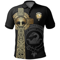 Clan Edmonstone (of Duntreath) Clan Unisex Polo Shirt - Celtic Tree Of Life KE80 Edmonstone (of Duntreath) Tartan Tartan Polo   