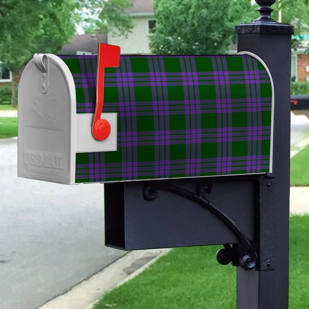 Clan Elphinstone Tartan Crest Mailbox BP98 Clan Elphinstone Tartan Today   