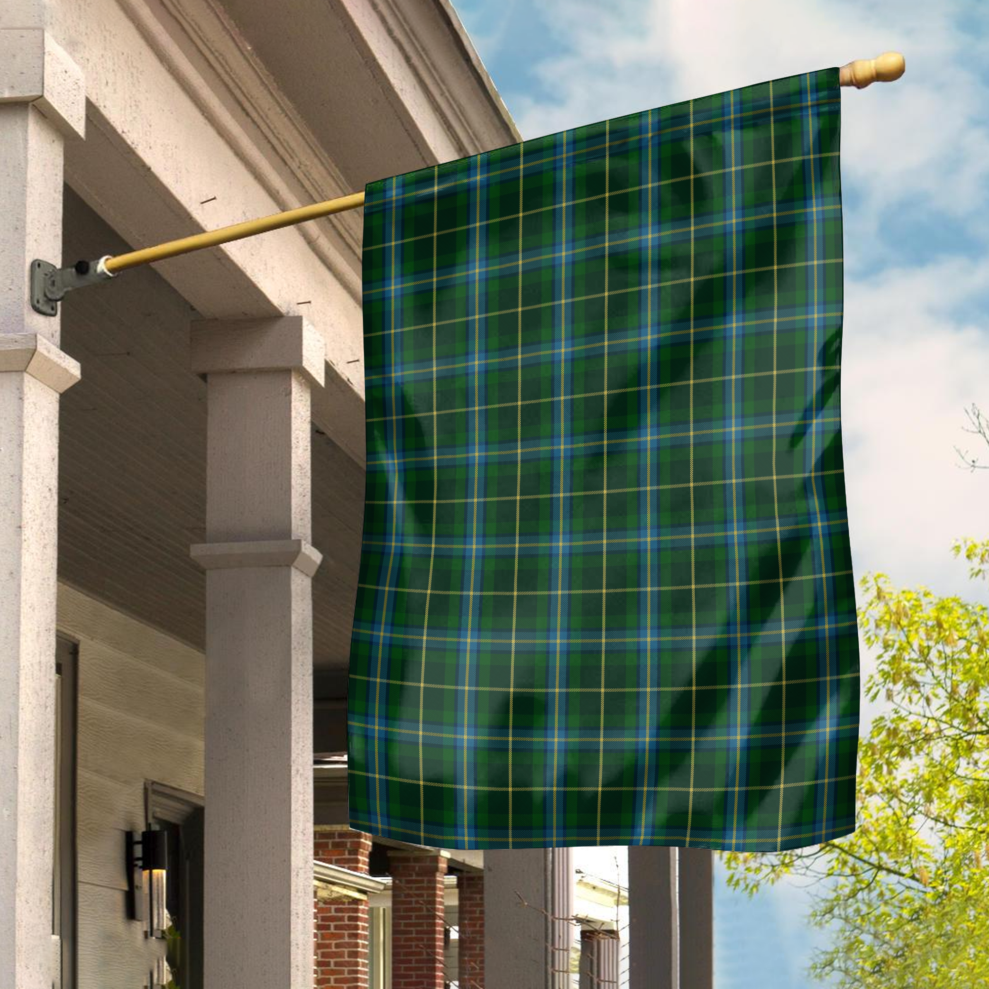 Clan Emerald Society 1 Tartan Garden Flag WF51 Clan Garden Tartan Today   