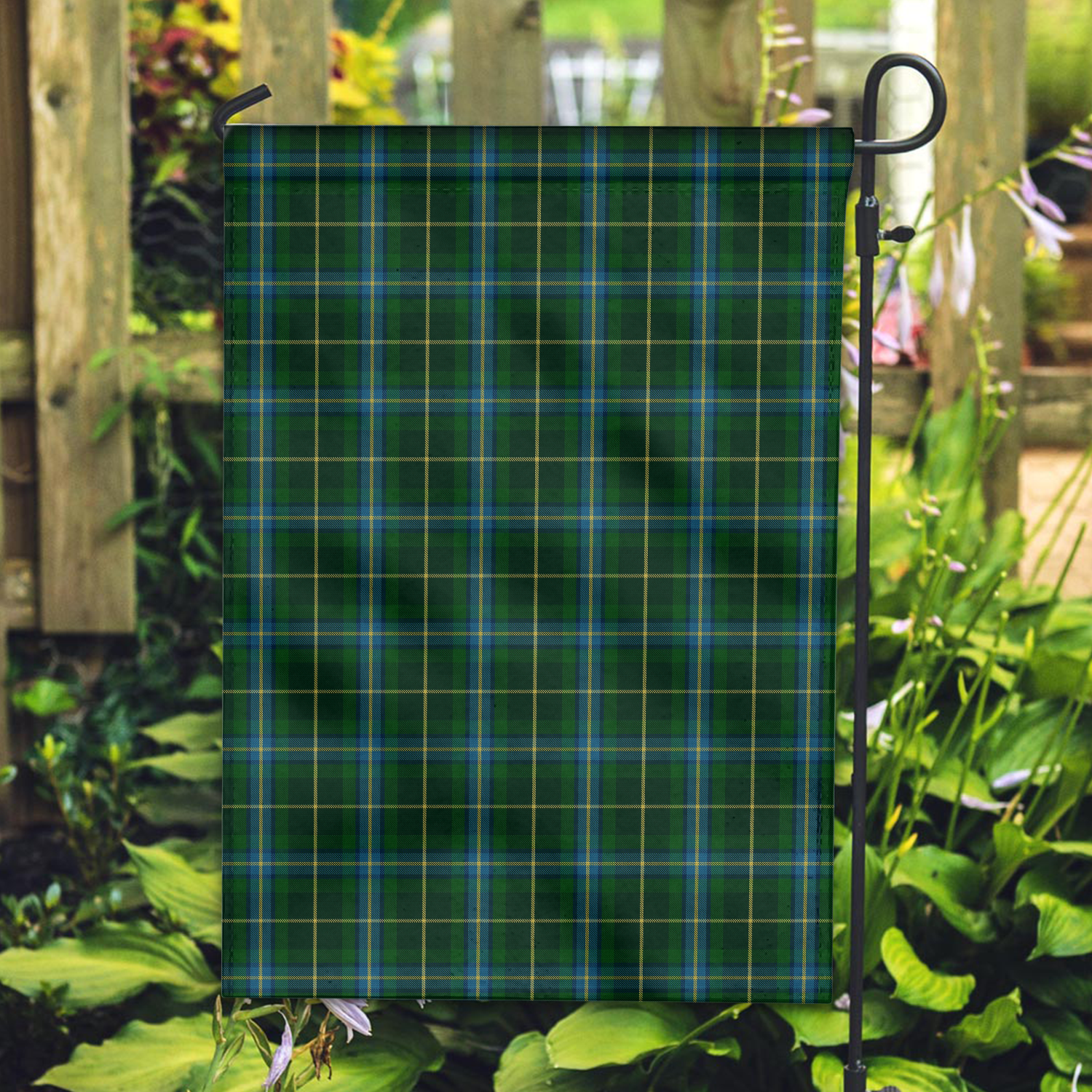 Clan Emerald Society 1 Tartan Garden Flag WF51 Clan Garden Tartan Today   