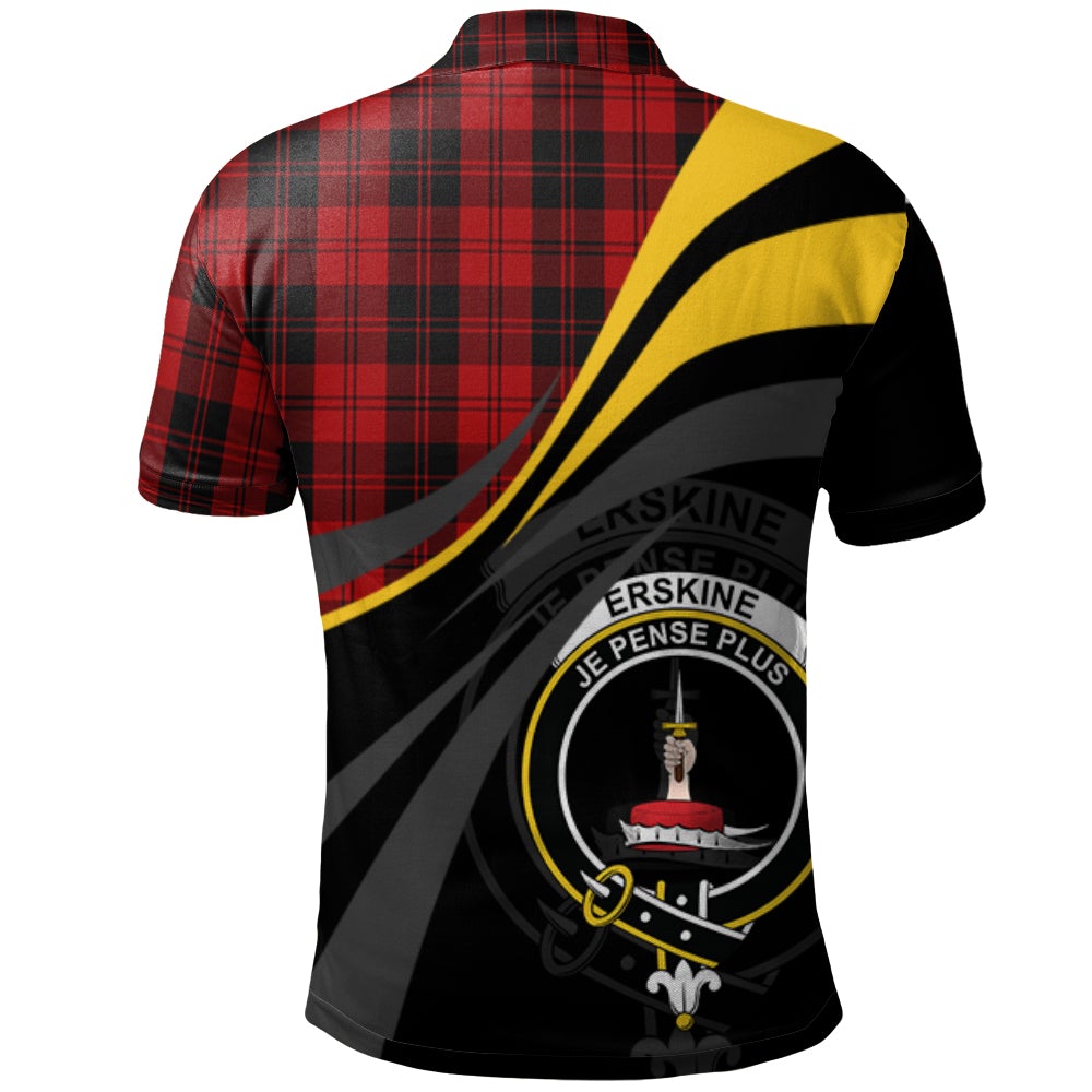 Clan Erskine 02 Tartan Polo Shirt - Royal Coat Of Arms Style CA41 Erskine 02 Tartan Tartan Polo   