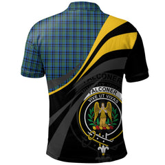 Clan Falconer Tartan Polo Shirt - Royal Coat Of Arms Style ID29 Falconer Tartan Tartan Polo   