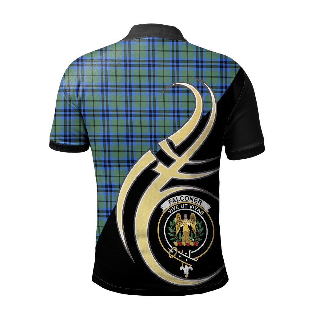 Clan Falconer Tartan Polo Shirt - Believe In Me Style GH18 Falconer Tartan Tartan Polo   