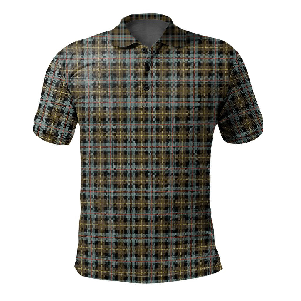 Clan Farquharson Weathered Tartan Polo Shirt HO76 Farquharson Weathered Tartan Tartan Polo   