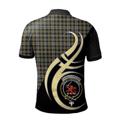 Clan Farquharson Weathered Tartan Polo Shirt - Believe In Me Style MR63 Farquharson Weathered Tartan Tartan Polo   