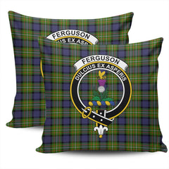 Clan Fergusson Modern Tartan Crest Pillow Cover LW47 Clan Fergusson Tartan Today   