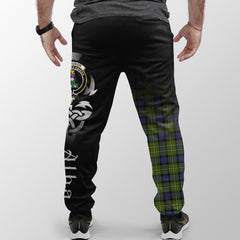 Clan Fergusson Modern Tartan Crest Jogger Sweatpants  Alba Celtic Style NO12 Clan Fergusson Tartan Today   