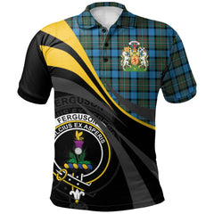 Clan Fergusson Ancient Tartan Polo Shirt - Royal Coat Of Arms Style OK68 Fergusson Ancient Tartan Tartan Polo   